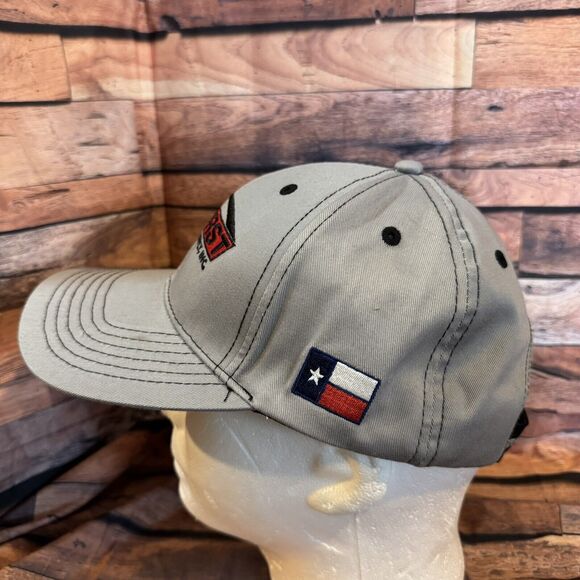 Hurst Farm Supply HFS Hat Cap Grey Adjustable Strap Back Farm Equipment Texas Ag - Picture 4 of 7